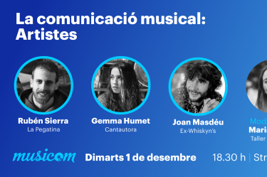 Vídeo de la 1a jornada del Musicom 2020 centrat en l’àmbit dels artistes