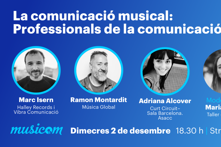 Vídeo de la 2a jornada del Musicom 2020 centrat en l’àmbit dels professionals de la comunicació
